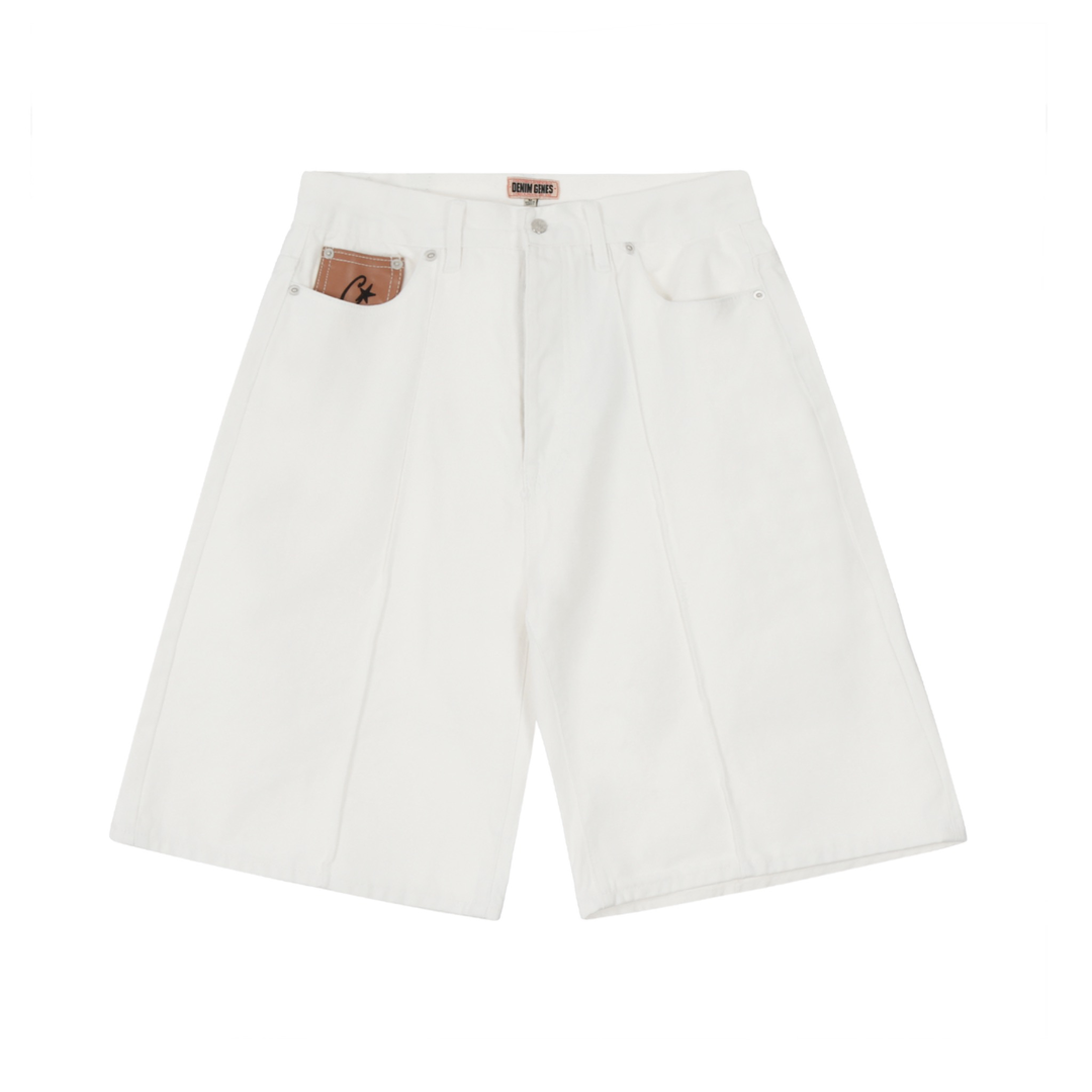 Corteiz Weiße Denim Shorts: Stylische High-Quality Sommer-Kurzjeans für Herren