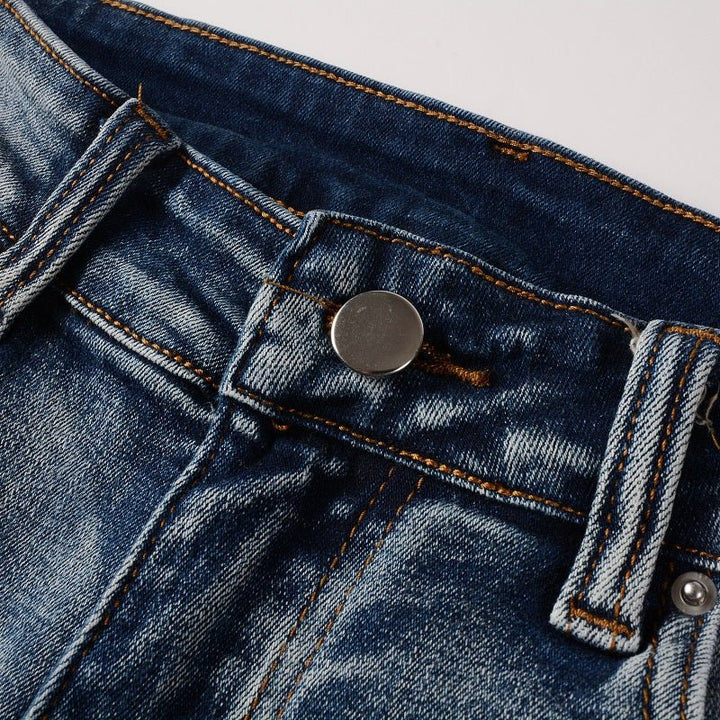 Amiri Palmblaue Luxus Designer Jeans Herren – Premium Denim, Beste Passform