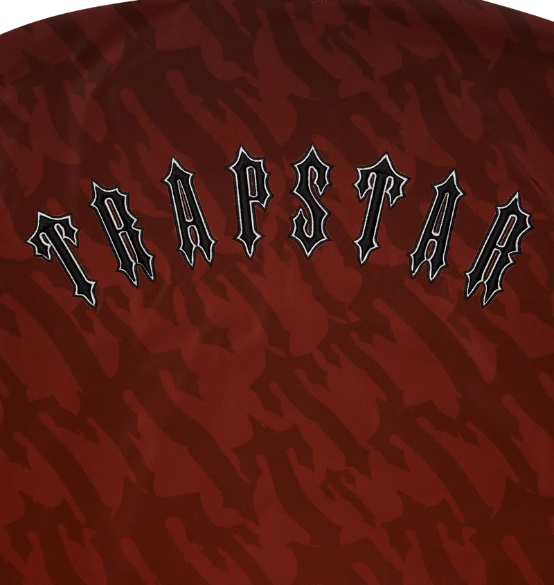 Stylische Trapstar Irongate T Rote Windbreaker Jacke – Leicht, Urban & Wetterfest