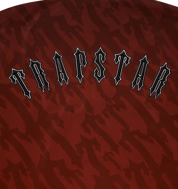 Stylische Trapstar Irongate T Rote Windbreaker Jacke – Leicht, Urban & Wetterfest