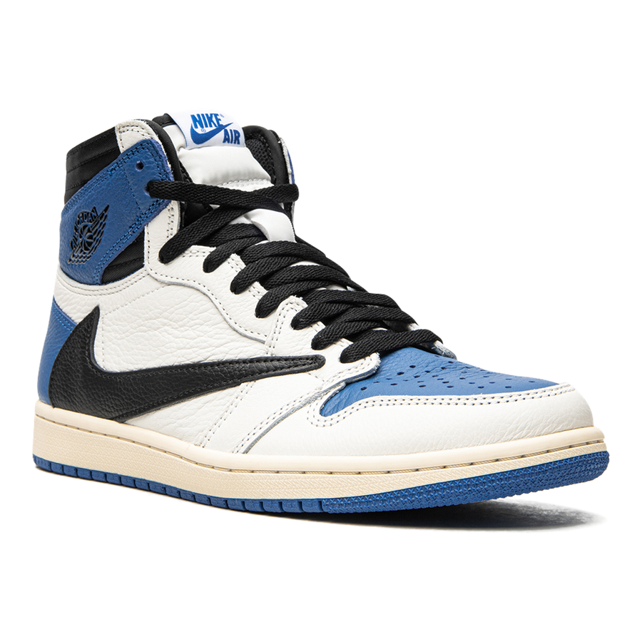 Exklusiver Air Jordan 1 High OG SP "Travis Scott Fragment" Military Blue Sneaker