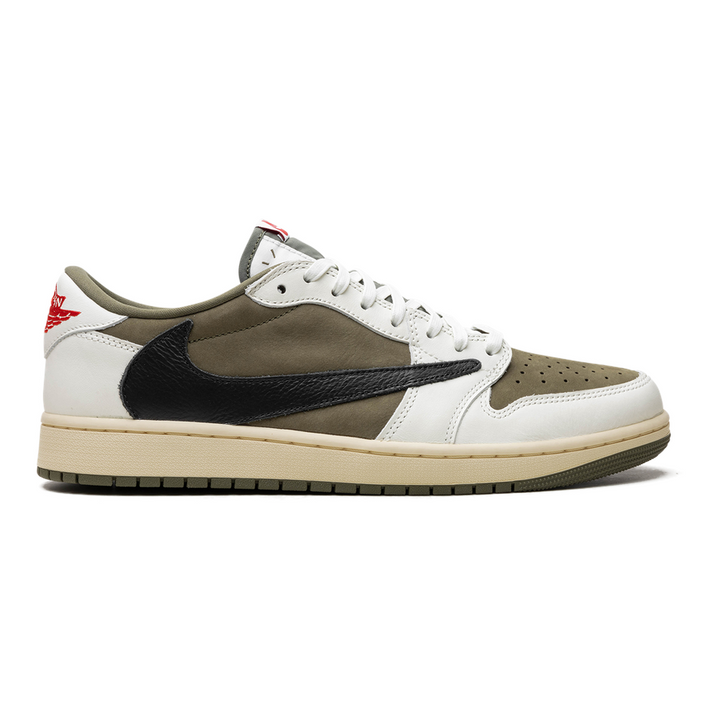 Exklusiver Air Jordan 1 Low OG SP Travis Scott 'Medium Olive' Sneaker