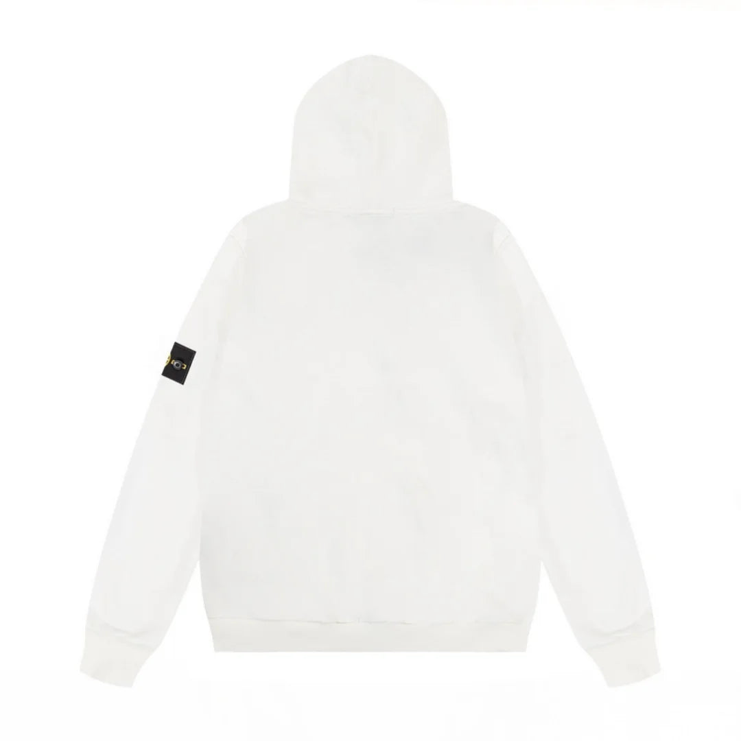Stone Island Premium Herren Hoodie – Innovative Textiltechnologie, Militär-inspirierter Streetwear-Stil