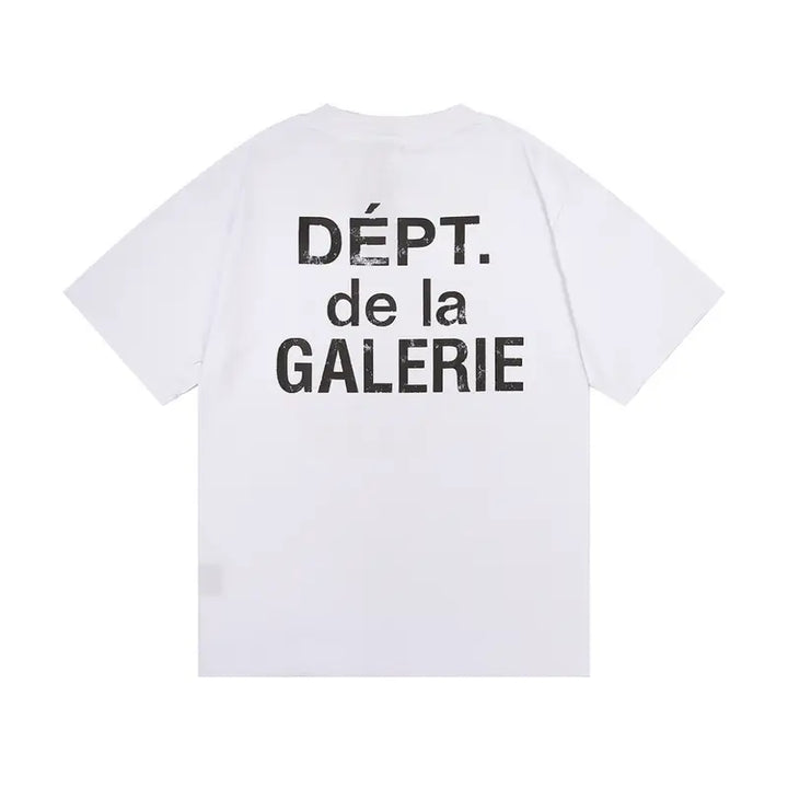 Gallery Dept. Kreatives Handgefertigtes Oversized T-Shirt mit Street-Art Deconstruction