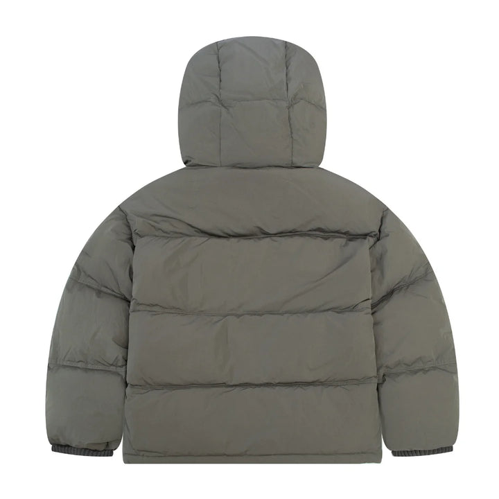 AMI Paris Graue Pufferjacke: Stylisch, Warm, Vielseitig für Herren