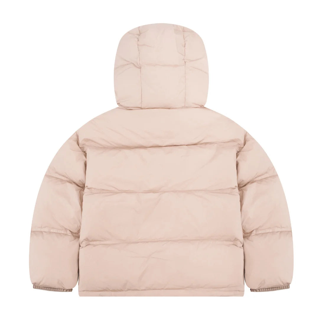 Luxuriöse AMI Paris Pufferjacke für Herren – Warmer Daunenmantel Elegant Schwarz