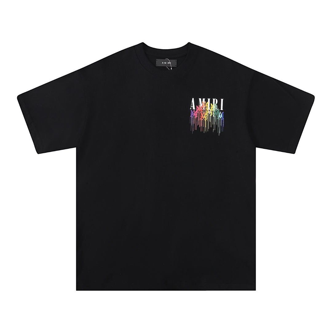 Amiri M.A. Drip Collage Herren T-Shirt – Einzigartiger Designer-Print für individuellen Stil