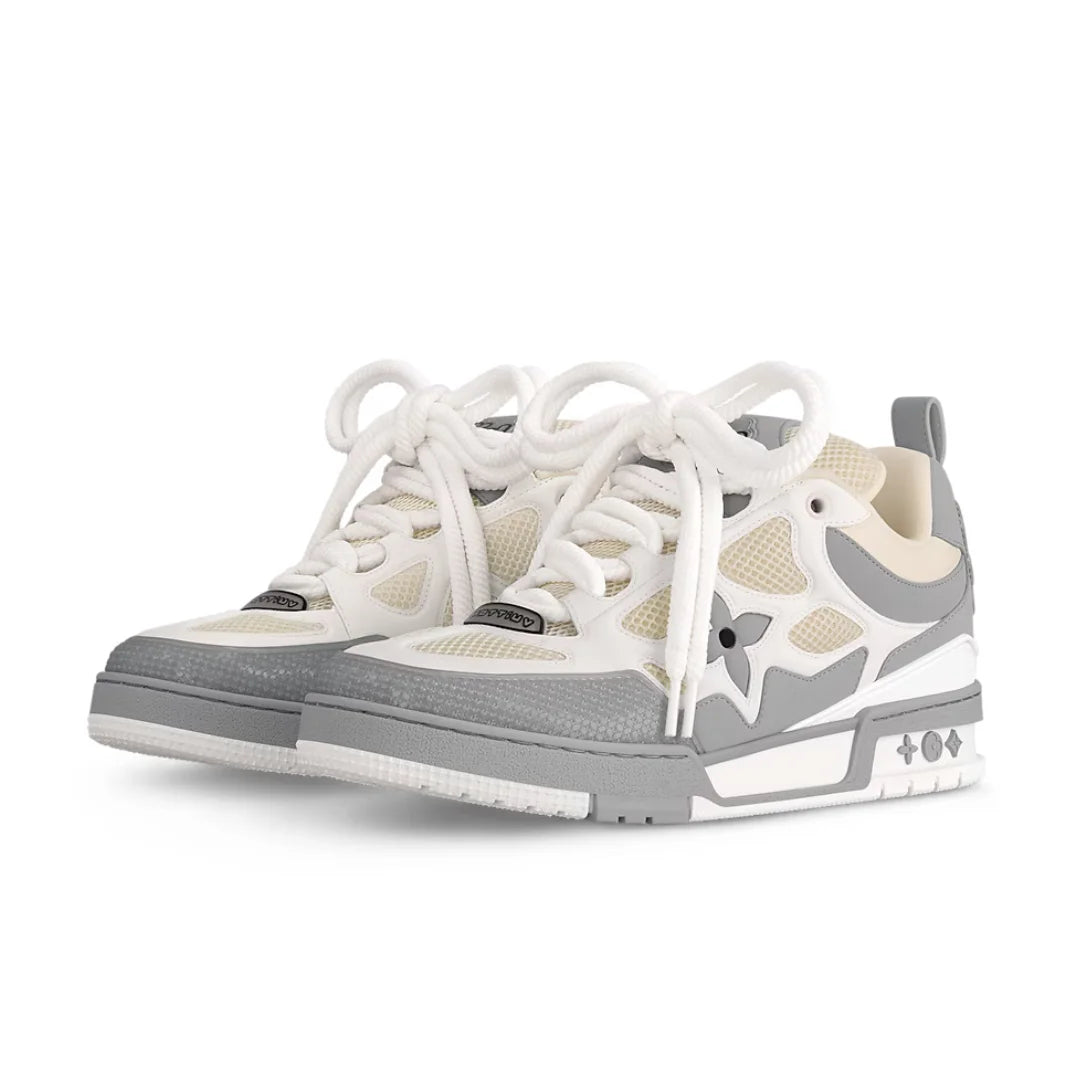 Luxuriöse Louis Vuitton Skate Sneaker Grau – Exklusive Designer Schuhe Herren