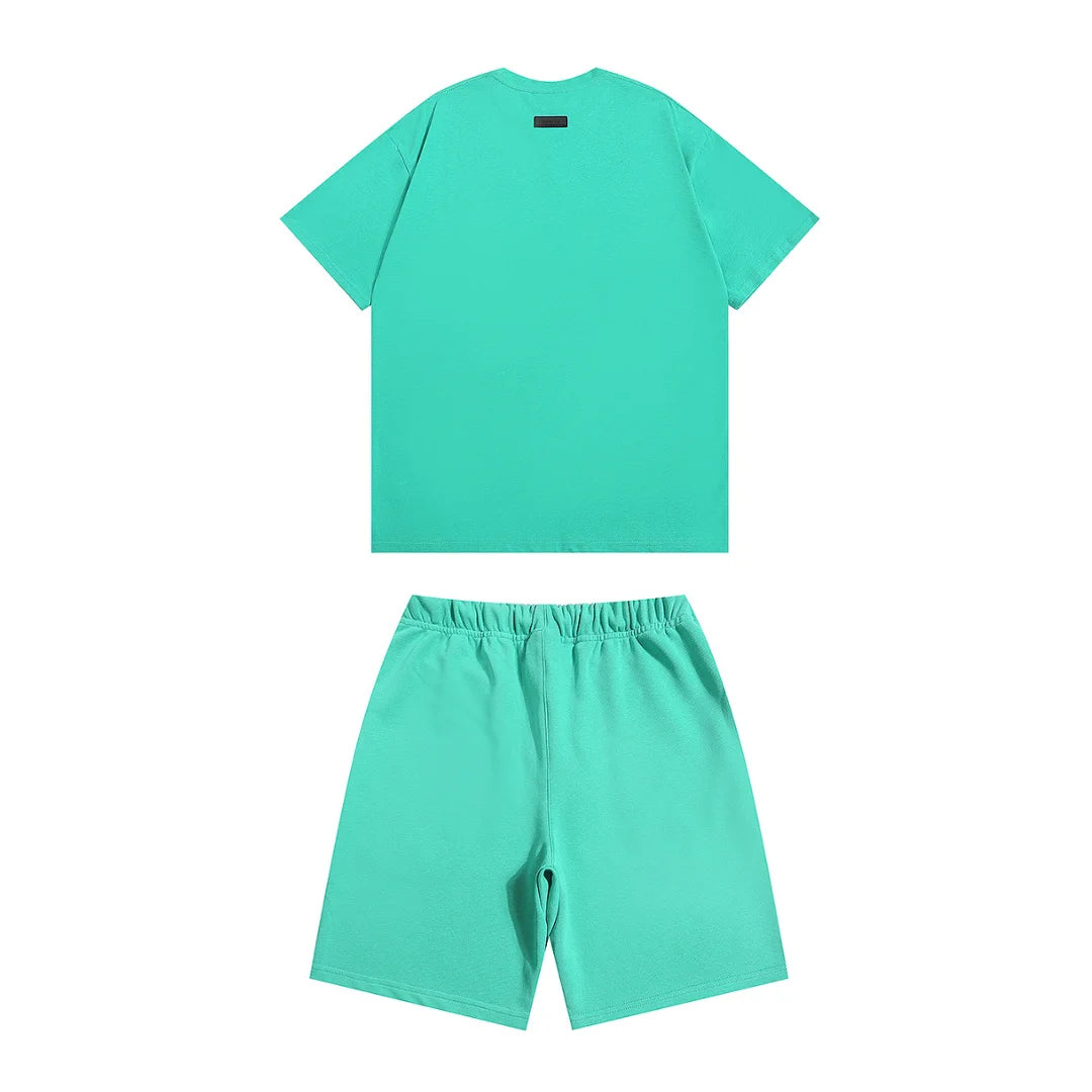 Essentials Fear of God Lässiges Streetwear Kurzarm-Set – Bequem & Stilvoll