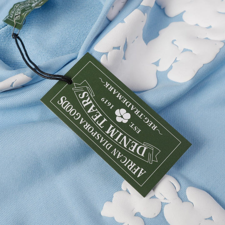 Luxuriöser Denim Tears Babyblauer Trainingsanzug – Stilvoller Komfort für Ihn