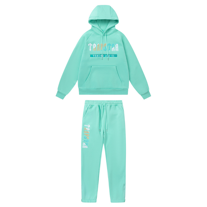 Trapstar Decoded 2.0 Blauer Herren Jogginganzug – Stilvoller Freizeit-Sportanzug