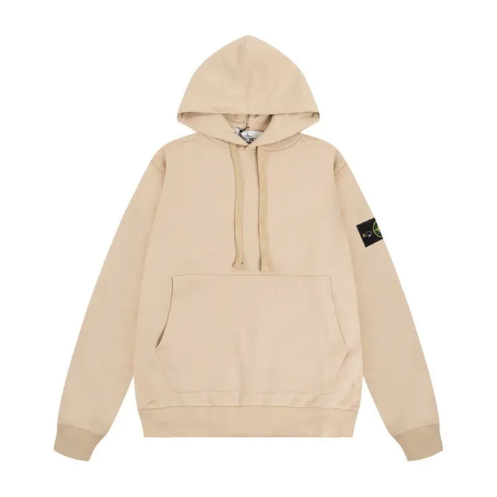 Stone Island Herren Kapuzenpullover Grün – Premium Baumwolle, Ikonischer Kompass-Patch, Urbaner Style
