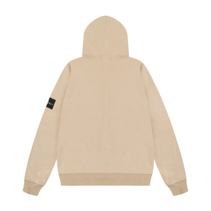 Stone Island Herren Kapuzenpullover Grün – Premium Baumwolle, Ikonischer Kompass-Patch, Urbaner Style
