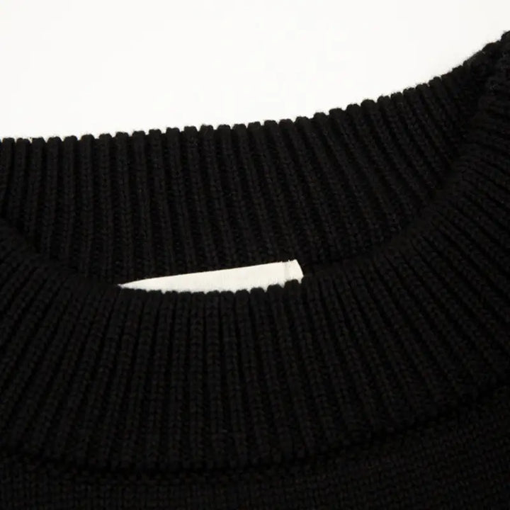 AMI Paris Premium Strickpullover Unisex Logo Stickerei Elegantes Design