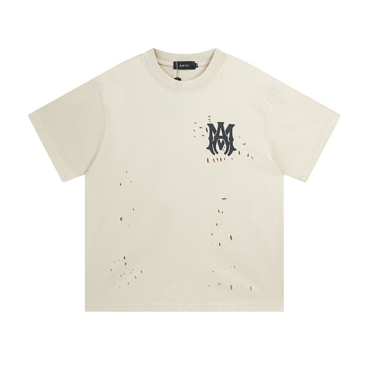 Exklusives Amiri Designer T-Shirt: Luxuriöses Rock & Roll Streetstyle Baumwolle Shirt Herren