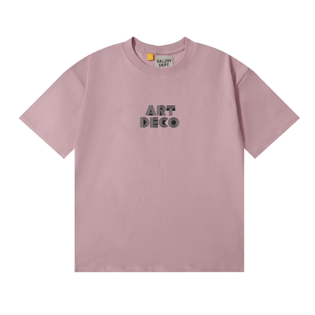 Gallery Dept. Einzigartiges Deconstructed Streetwear Baumwoll-T-Shirt – Handgefertigte Kunst