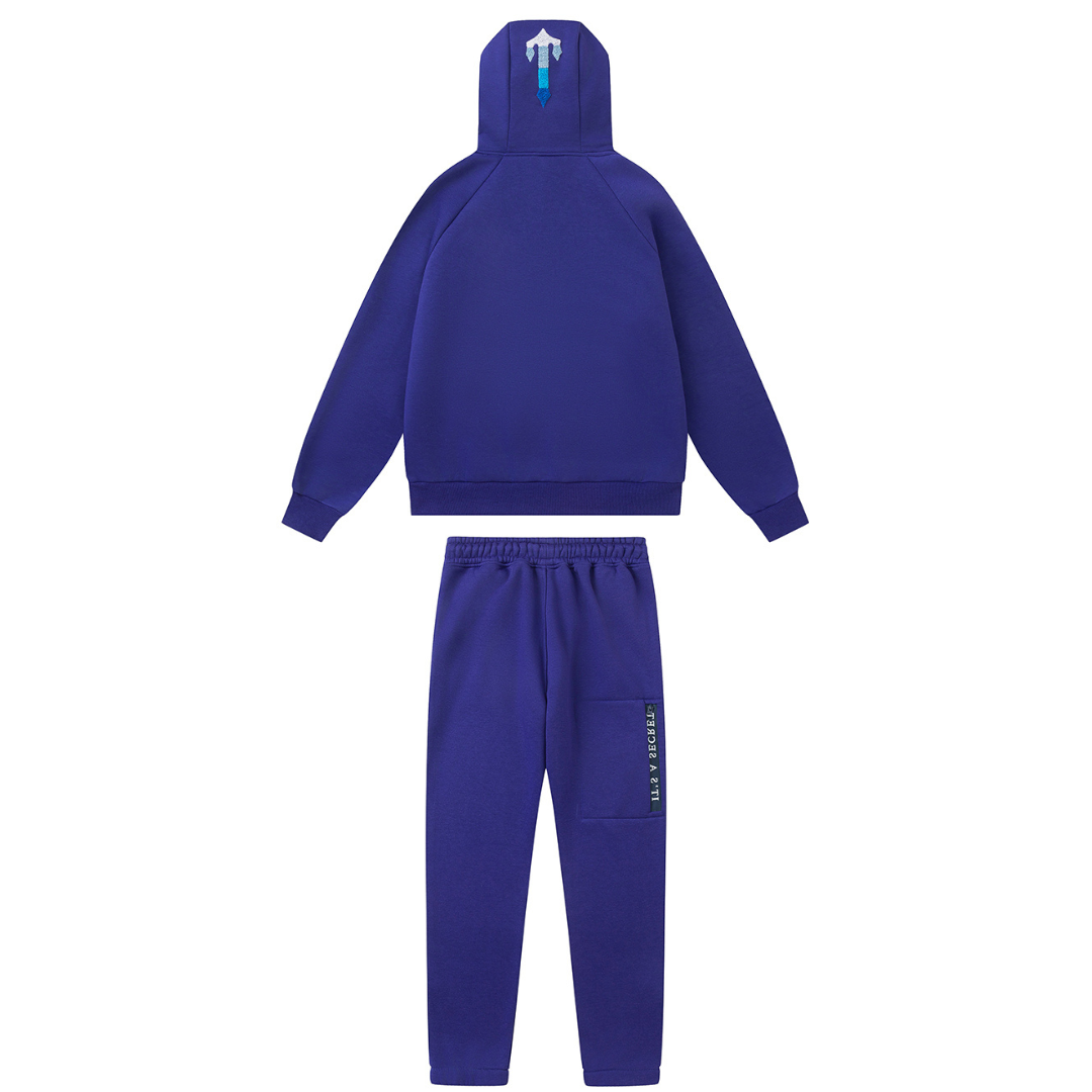 Trapstar Decoded 2.0 Blauer Secret Trainingsanzug: Komfortabel, Modern, Streetwear-Highlight