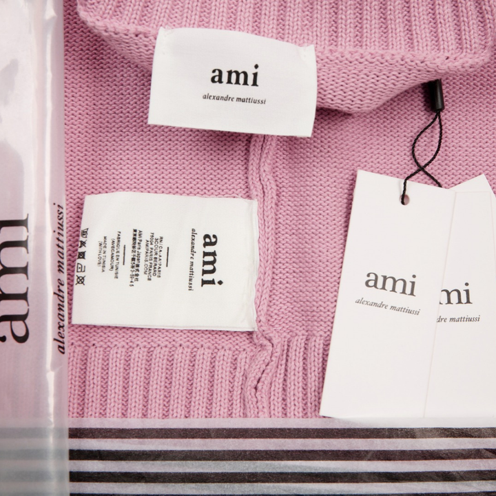 AMI Paris Unisex Designer Pullover – Eleganter, Zeitloser Strickpullover für Stilbewusste