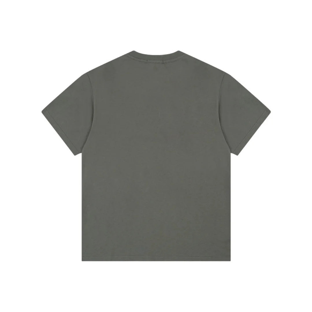 Authentisches Stone Island Herren T-Shirt Baumwolle Kompass-Logo Kurzarm Design