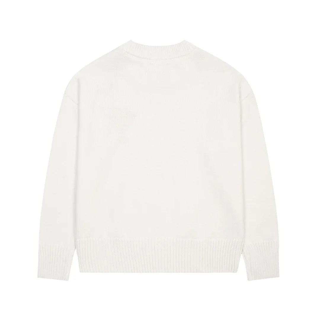 Eleganter AMI Paris Pullover: Zeitloses Design, Hohe Qualität, Vielseitiger Parisianer Stil