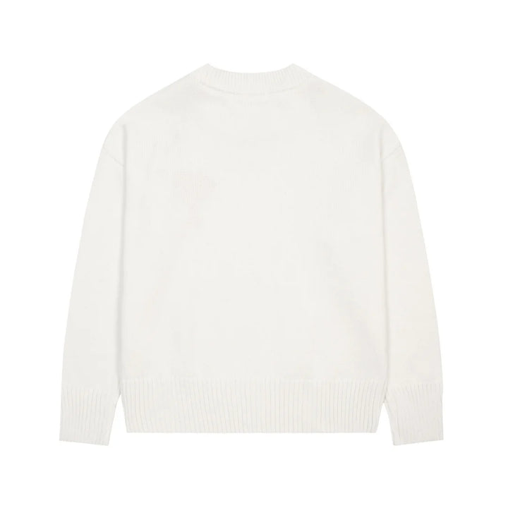 Eleganter AMI Paris Pullover: Zeitloses Design, Hohe Qualität, Vielseitiger Parisianer Stil