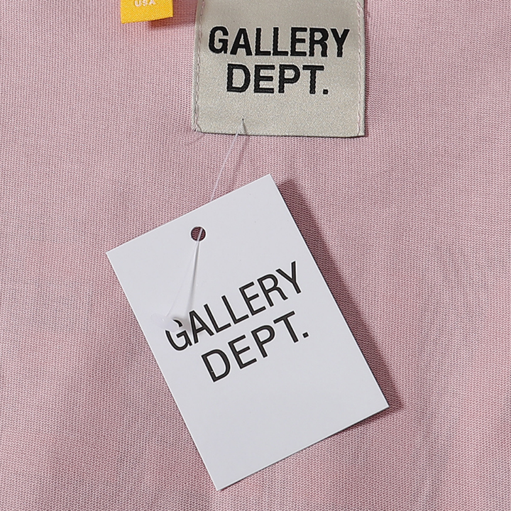 Gallery Dept. Einzigartiges Deconstructed Streetwear Baumwoll-T-Shirt – Handgefertigte Kunst