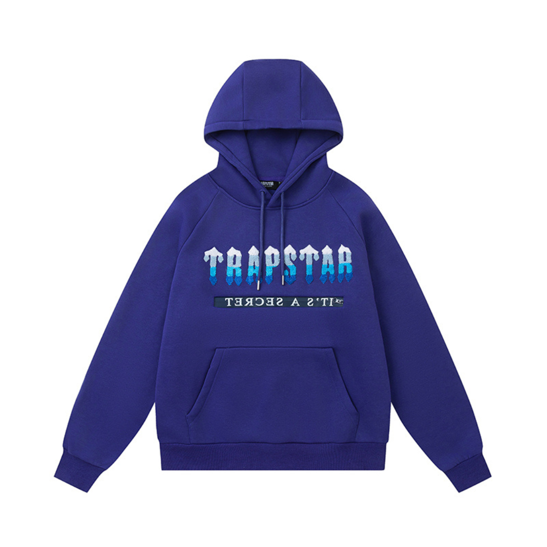 Trapstar Decoded 2.0 Blauer Secret Trainingsanzug: Komfortabel, Modern, Streetwear-Highlight