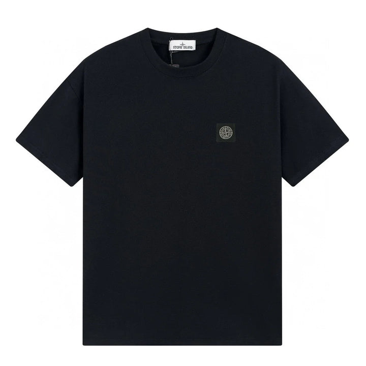 Stone Island Herren T-Shirt - Premium Baumwolle, Kompass-Patch, Urbaner Style