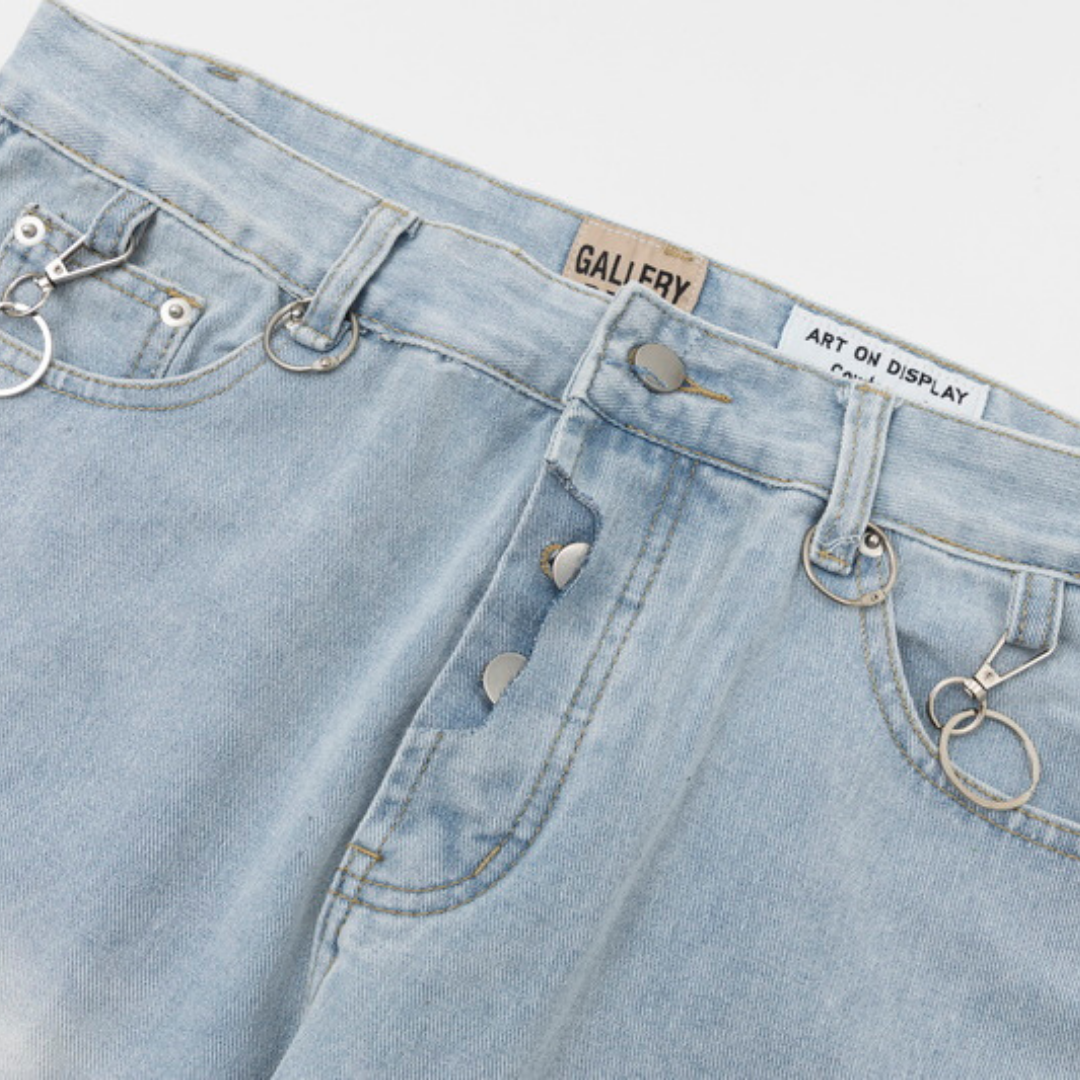 Gallery Dept. Handbemalte Designer-Denim Jeans für Herren – Einzigartige Streetwear Kunst