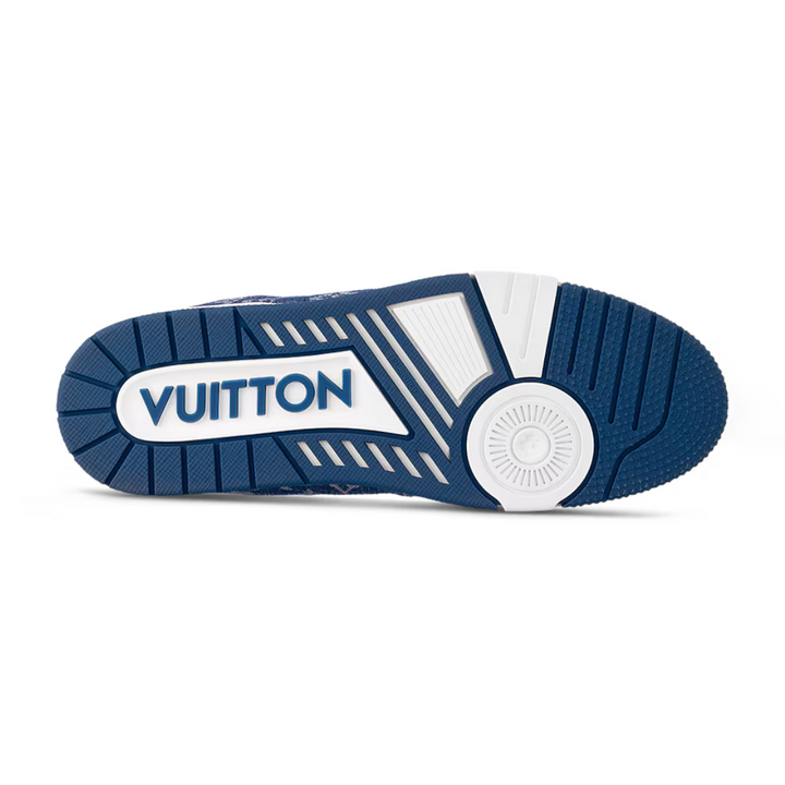 Louis Vuitton Trainer Blau Luxus Herren Sneaker – Stilvoller Designer Sportschuh