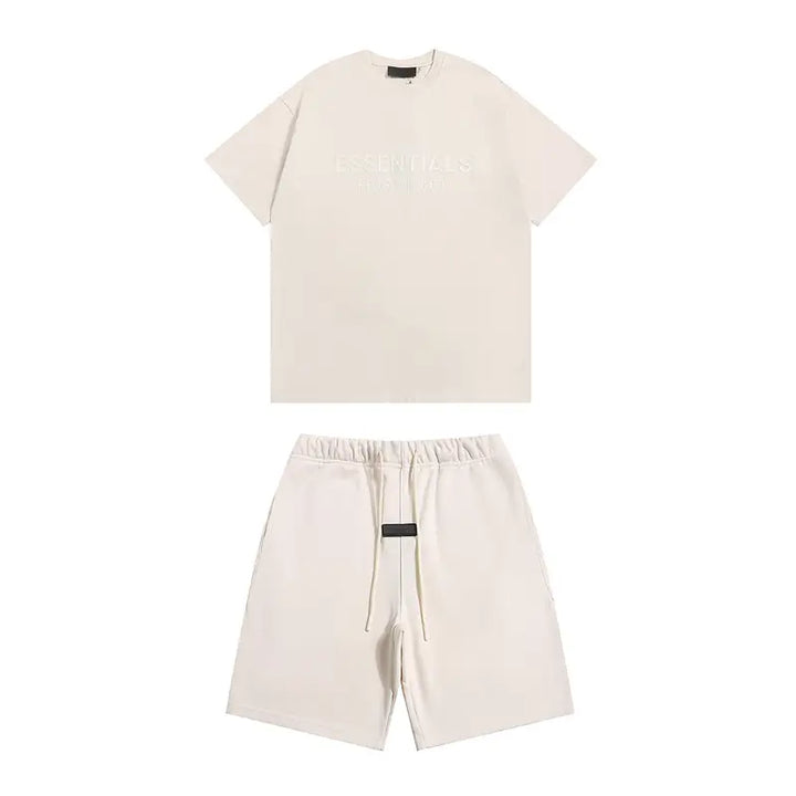 Essentials Baumwoll-Shorts-Set für Herren – Stylisch, Bequem, Sommerlich Lässig