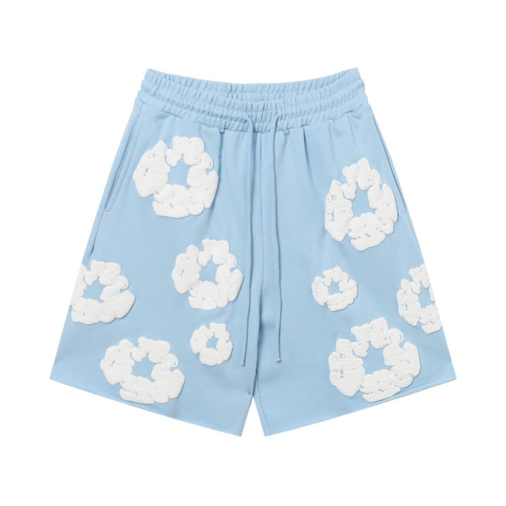 Denim Tears Himmelblaues Kurzarm-Set: Exklusiver Sommer-Style mit Komfort und Design