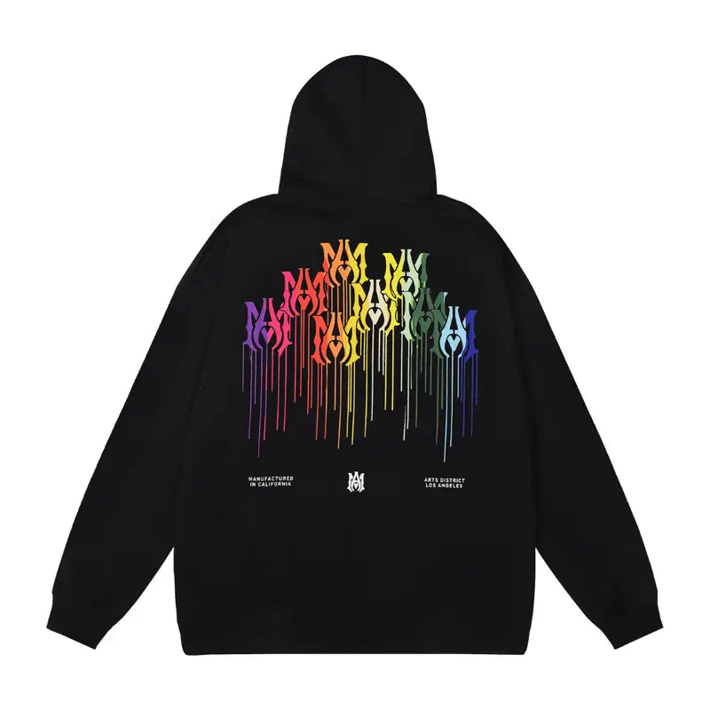 Amiri M.A. Drip Collage Hoodie – Trendiger Luxus-Kapuzenpullover für Streetwear