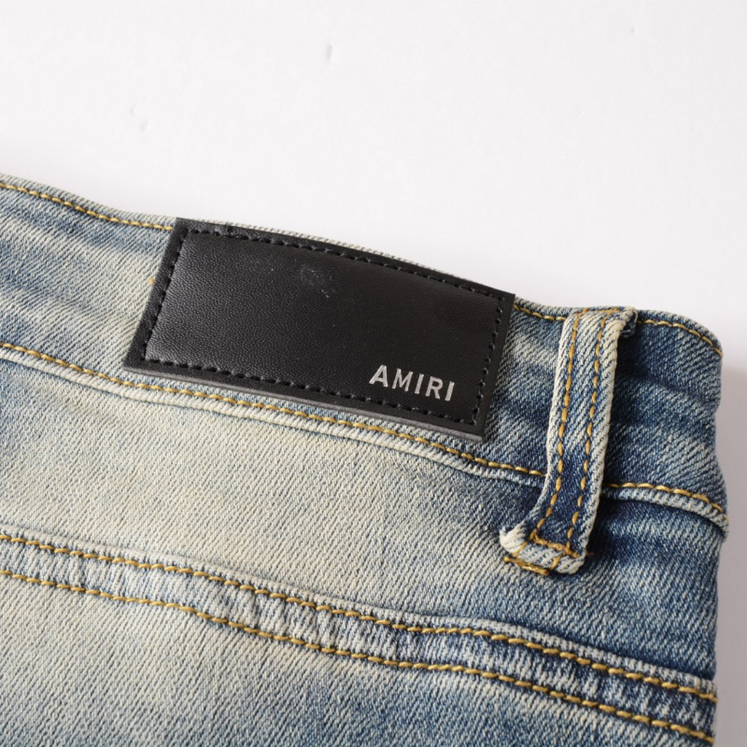 Amiri Logo Slim Fit Herren Jeans Schwarz – Exklusive Designer Streetwear Denim