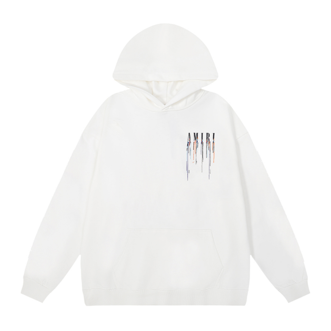 Amiri Luxus Farbklecks Kapuzenpullover – Streetwear Design für Herren