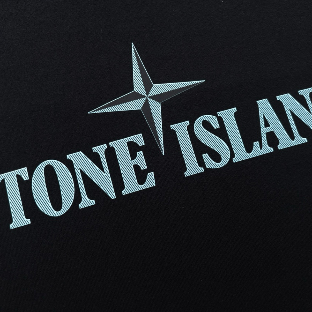 Stone Island Herren Monogramm T-Shirt – Premium Baumwolle – Stylisch & Bequem
