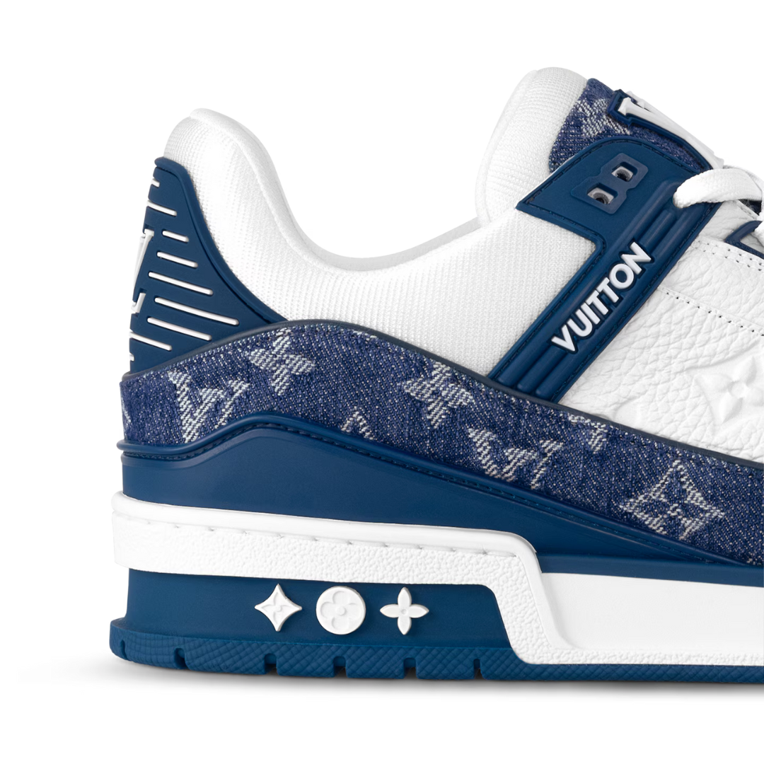 Louis Vuitton Trainer Blau Luxus Herren Sneaker – Stilvoller Designer Sportschuh