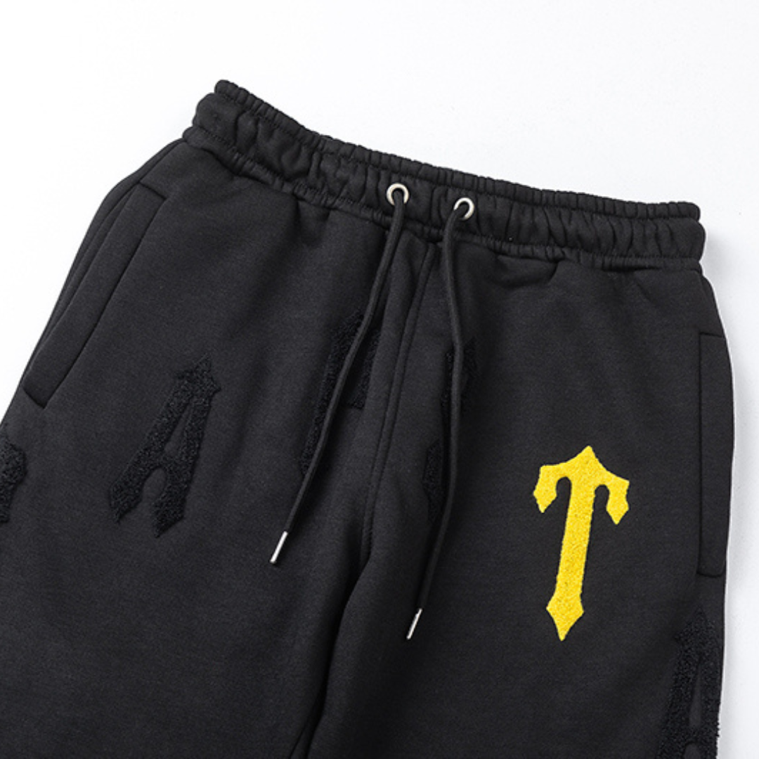 Trapstar Secret Gradient Gelber Trainingsanzug Set – Stylischer Streetwear Freizeitanzug