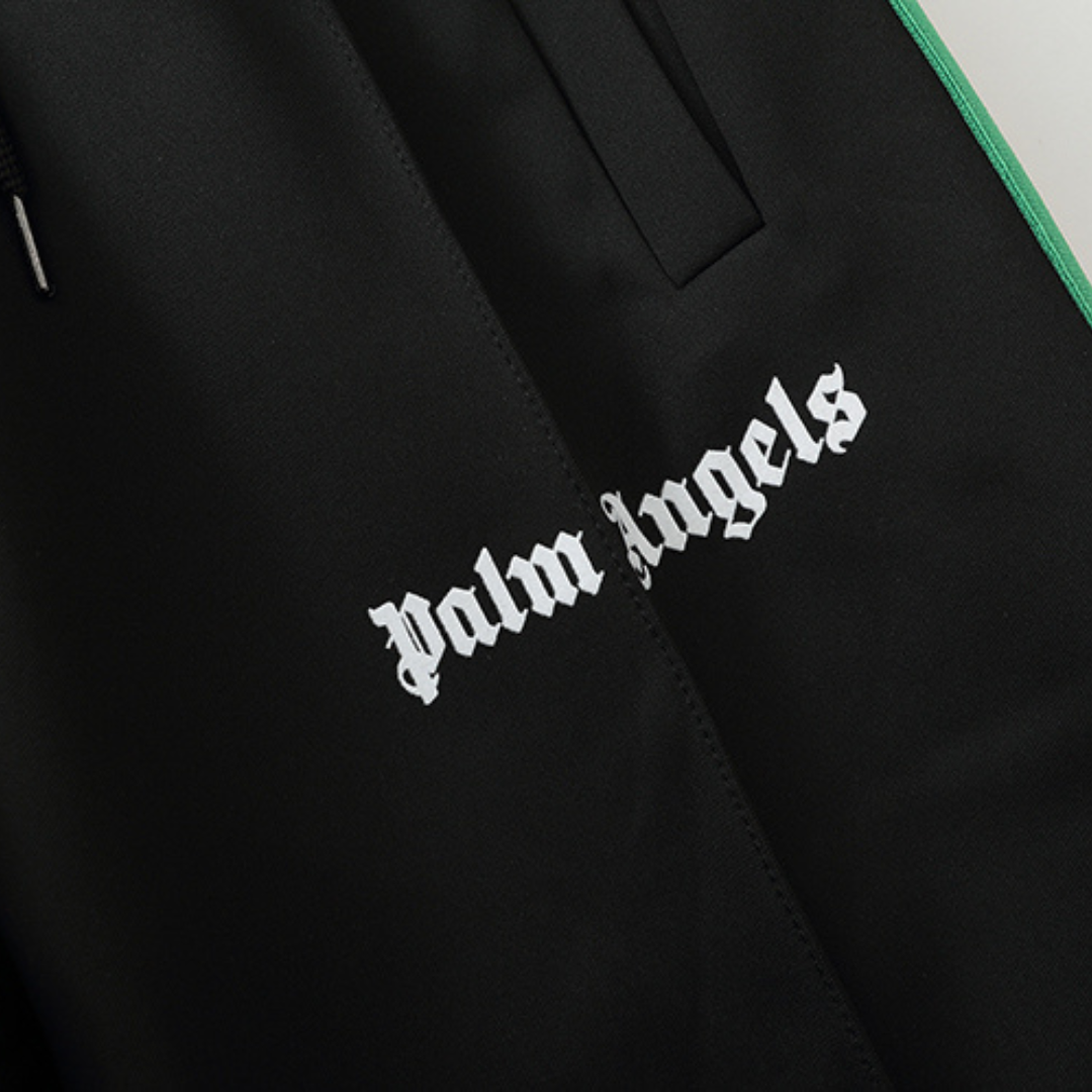 Palm Angels Nougat Sportlicher Designer-Trainingsanzug – Komfortabel und Chic