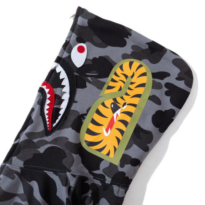 Exklusiver BAPE A Bathing Ape Streetwear Hoodie – Bequemer Japanischer Kapuzenpullover