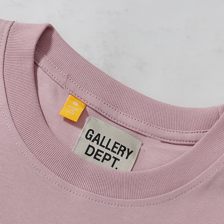 Gallery Dept. Einzigartiges Deconstructed Streetwear Baumwoll-T-Shirt – Handgefertigte Kunst