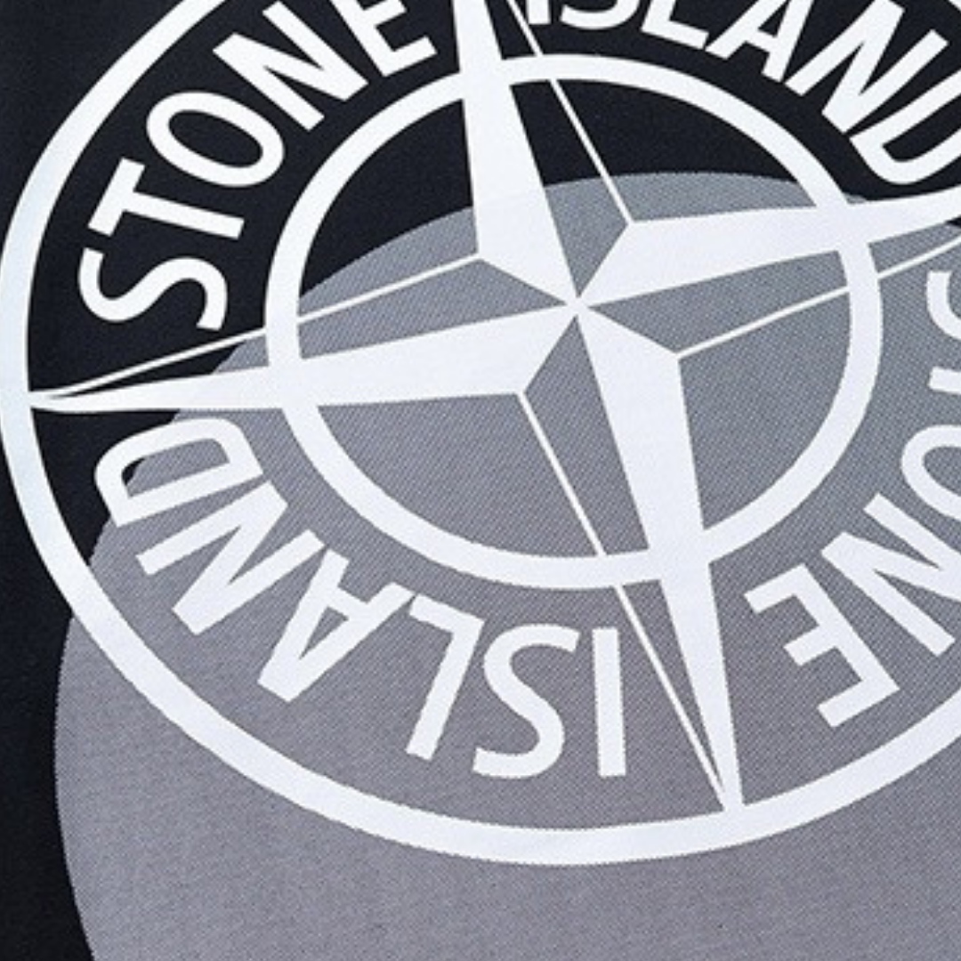 Stone Island Monochrom T-Shirt – Exklusives Baumwoll-Design für Modernen Stil