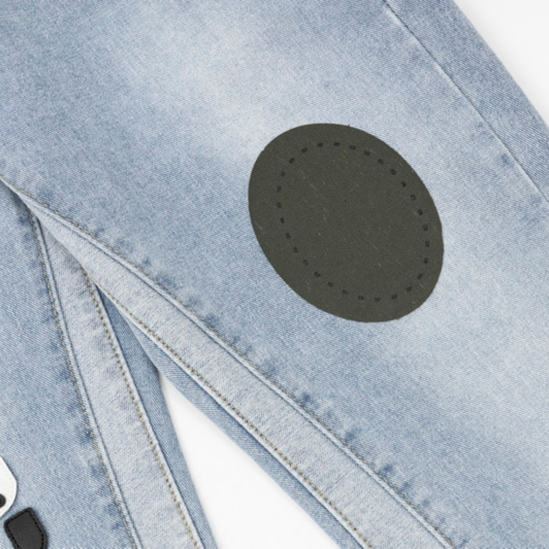 Einzigartige Gallery Dept. Handbemalte Jeans: Künstlerischer Streetwear-Style für Individualisten