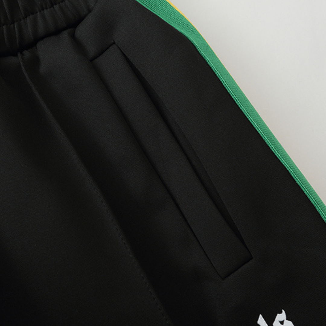Palm Angels Nougat Sportlicher Designer-Trainingsanzug – Komfortabel und Chic