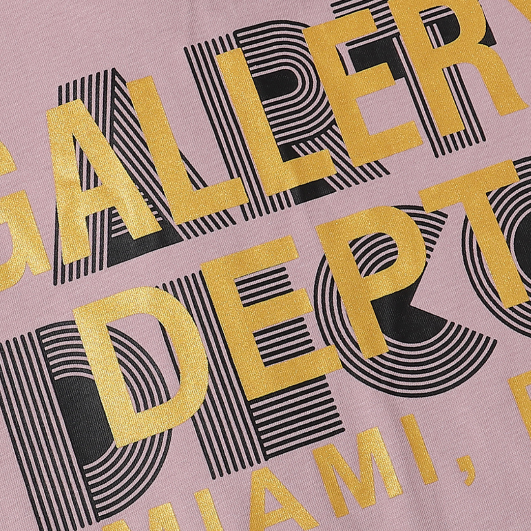 Gallery Dept. Einzigartiges Deconstructed Streetwear Baumwoll-T-Shirt – Handgefertigte Kunst