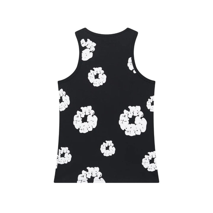 Denim Tears Schwarzes Baumwoll-Tanktop für Herren - Stilvoll & Modern