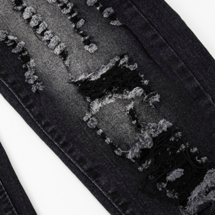 Gallery Dept. Bemalte Jeans: Einzigartiger Streetwear Denim mit Künstlerischen Details