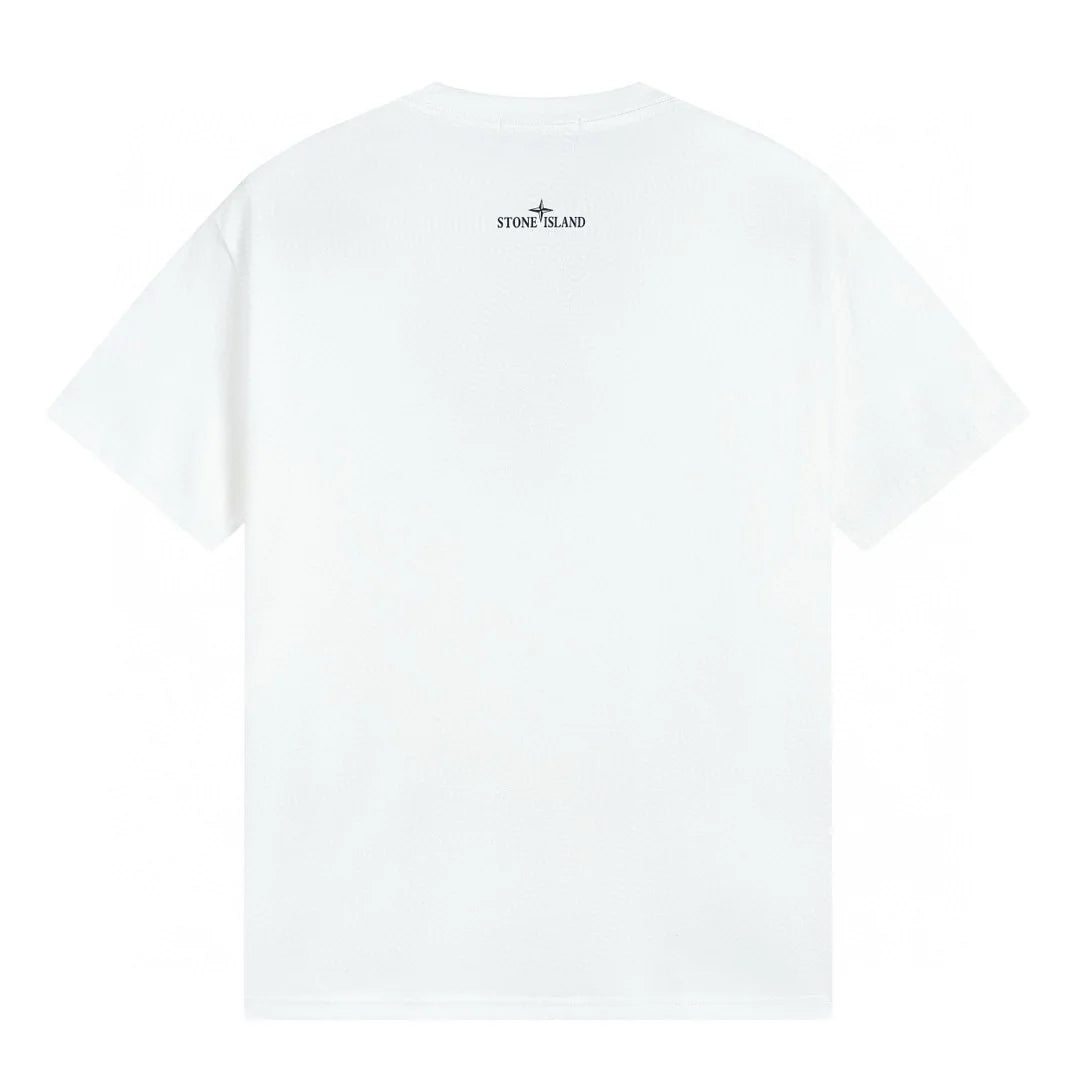 Stone Island Monochrom Herren Baumwoll T-Shirt - Ikonischer Urbaner Stil