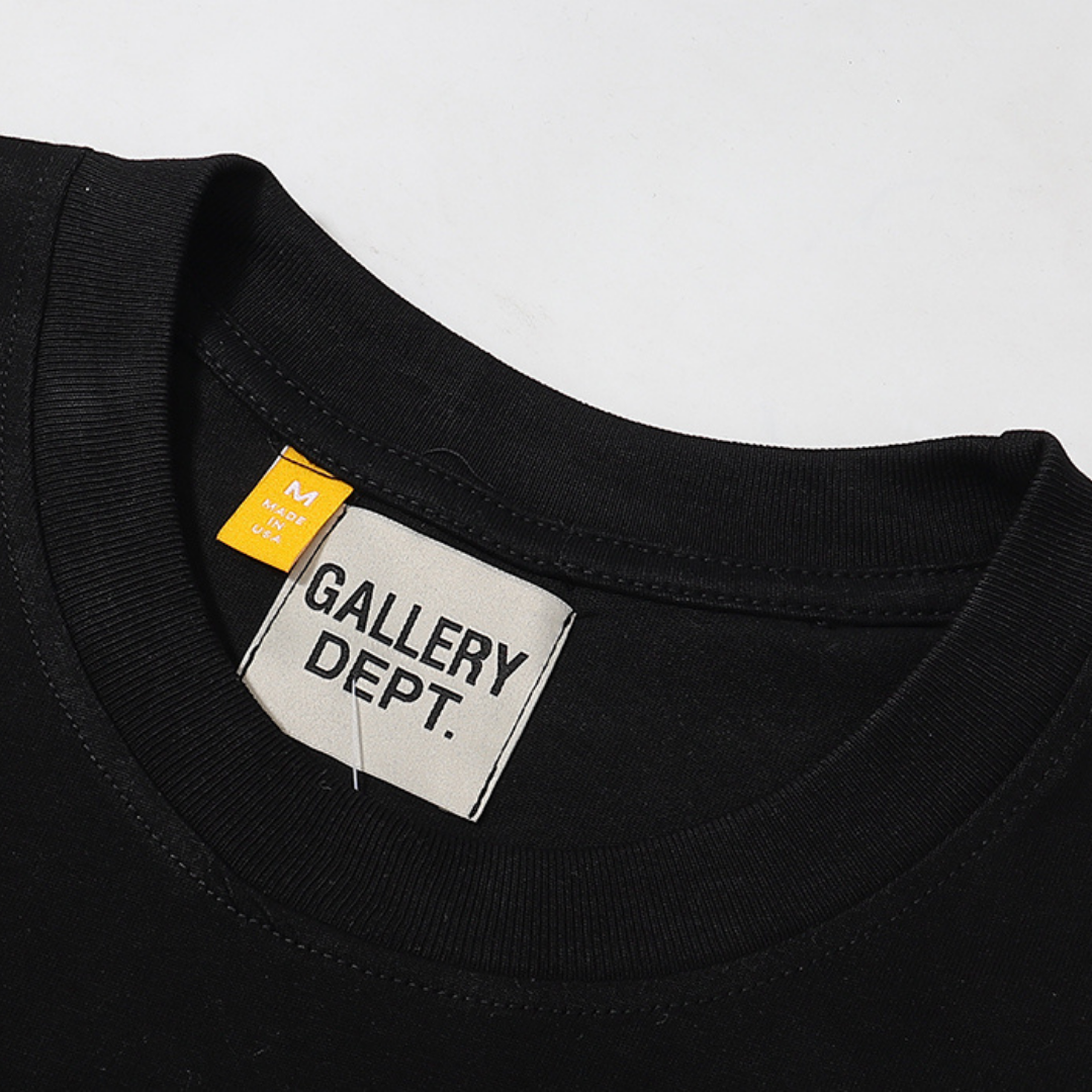 Gallery Dept. Oversized Baumwoll T-Shirt – Handbemaltes Designer Streetwear Shirt Unisex