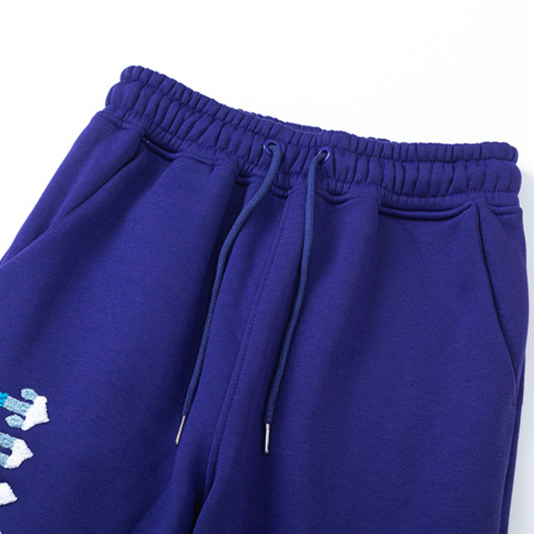 Trapstar Decoded 2.0 Blauer Secret Trainingsanzug: Komfortabel, Modern, Streetwear-Highlight